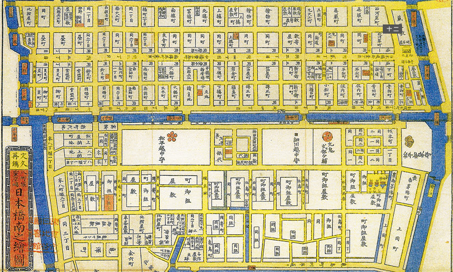 日本橋南の絵図